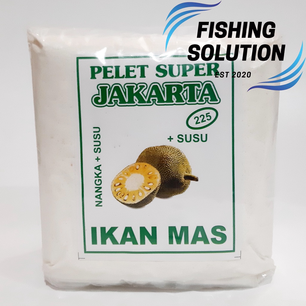 Umpan Pelet Pancing Super Jakarta 225 Nangka + Susu Ikan Mas