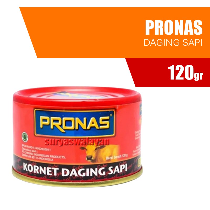 

PRONAS Kornet Daging Sapi 120 gr