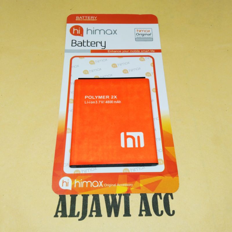 Baterai Battery Himax Polymer Pure 2X Original Battery Handphone