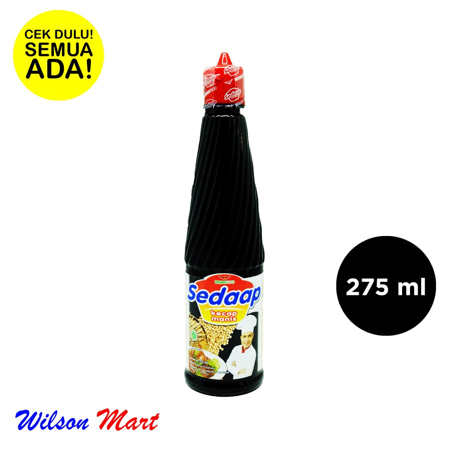 Sedaap Kecap Manis 275 Ml Botol Shopee Indonesia