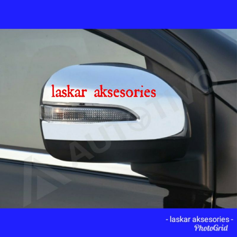 new agya 2017 mirror cover / cover spion mobil toyota agya chrome