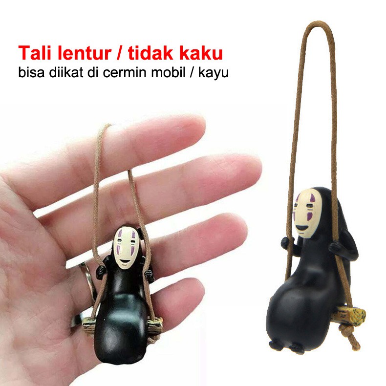 Pajangan Dashboard mobil - Ayunan No Face Spirited Away