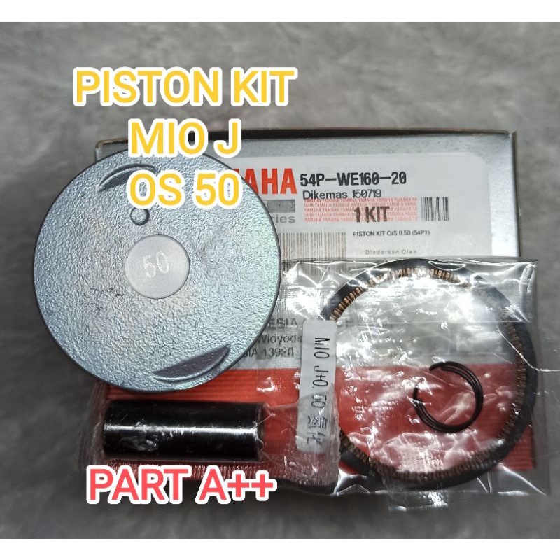 PISTON KIT YAMAHA MIO J MIO GT OS:50 SUPER HIGH QUALITY