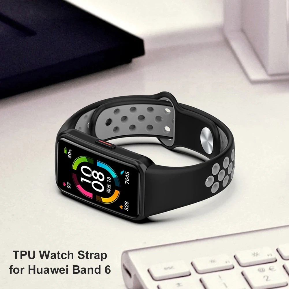 Strap Huawei Band 6 / Honor Band 6 Sport Anti Gerah Sirkulasi Udara