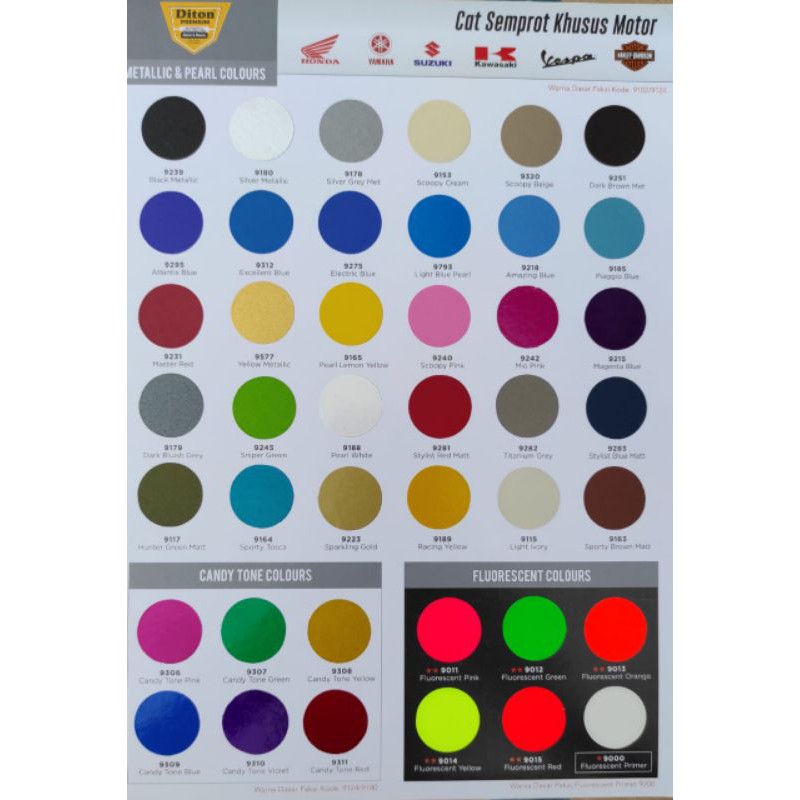 DITON PREMIUM CAT SEMPROT TAHAN BENSIN 400CC 9251 DARK BROWN MET