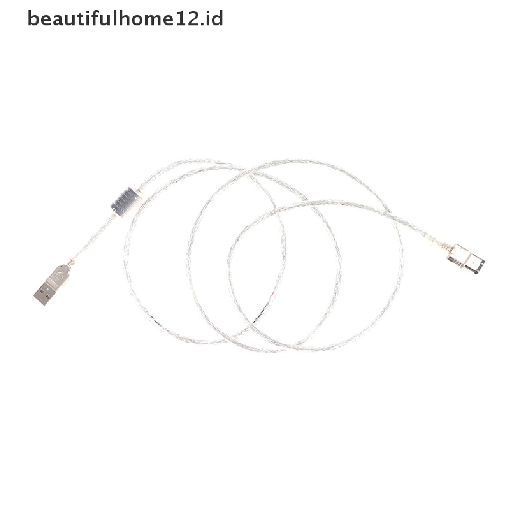 【beautifulhome12.id】 1 X Firewire IEEE 1394 6 Pin Male To USB 2.0 Male Adaptor Convertor Cable Cord .