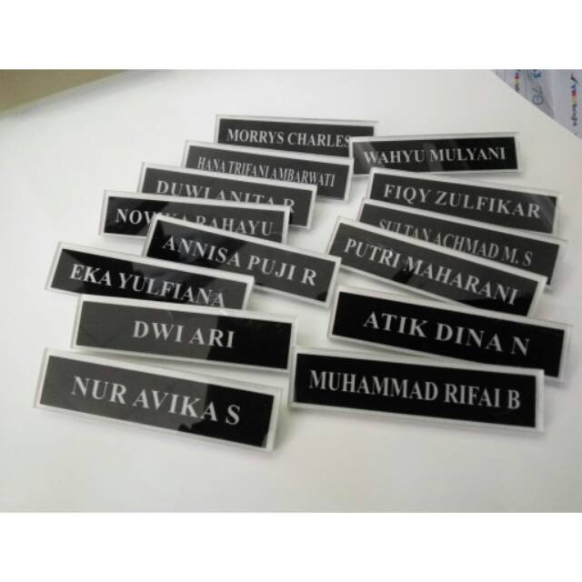 

Name tag