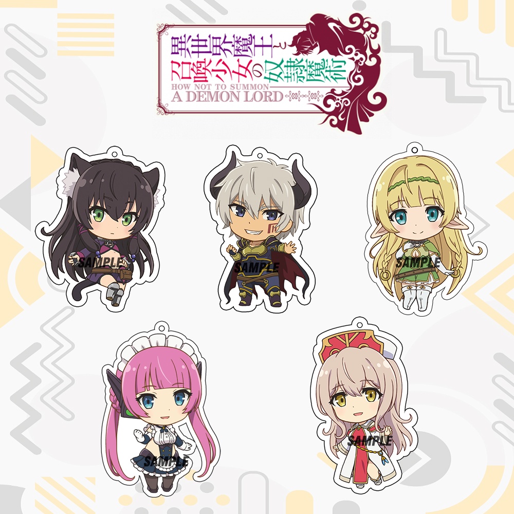 Gantungan Kunci Isekai Maou to Shoukan Diablo / Keychain Anime How Not to Summon a Demon Lord