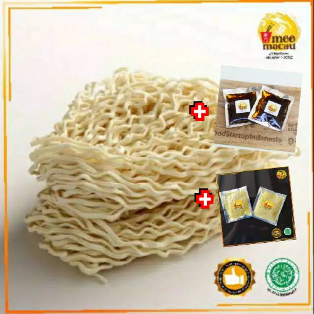 PAKET 10 PORSI MIE GORENG KERITING | Mie Keriting 10 + Bumbu Goreng + Bacem Bawang