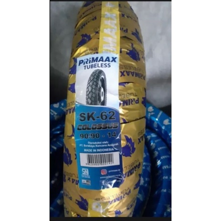 BAN PRIMAX SK 62 UKURAN 90/90 RING 14 TUBLES