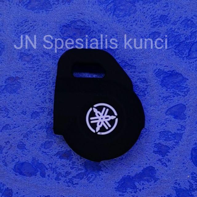 Sarung silikon kunci motor Nmax, lexi-Hitam