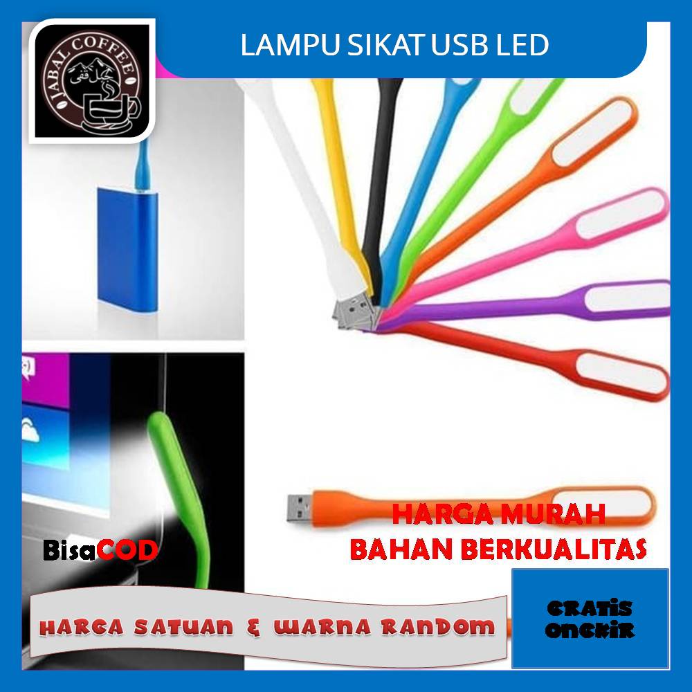 Lampu Sikat / Lampu USB LED Portable Flexible Stik Lamps / Lampu Belajar LED Warna / Lampu LED Sikat Kode 041