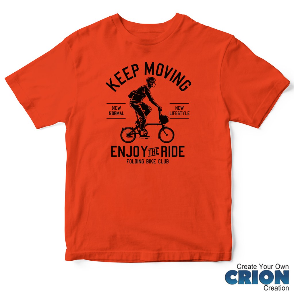 Kaos Inspirasi Pecinta Sepeda - Just Enjoy The Ride - By Crion