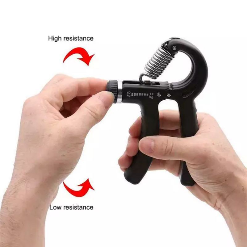 HAND GRIP/HANDGRIP ADJUSTABLE 5-60 KG ALAT LATIHAN OTOT/PENGUAT TANGAN