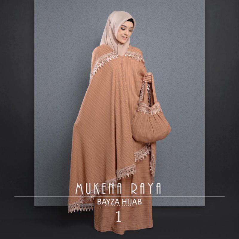 Mukena Premium Raya Series Original Bayza Hijab