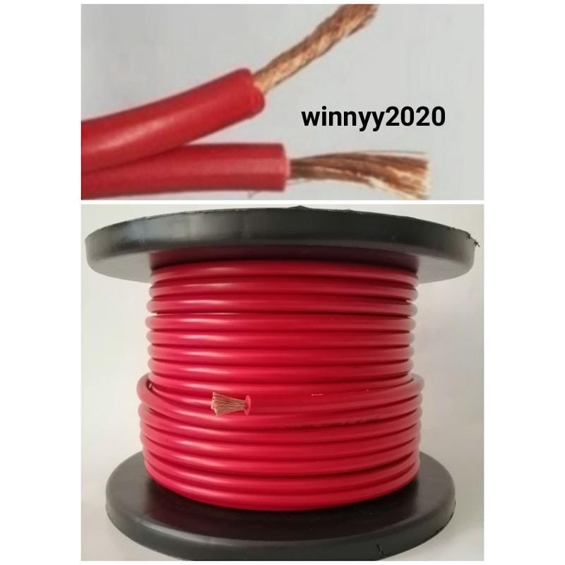 Jual Kabel 8 AWG Strum Power, Ground, Aki (Accu) Jual Meteran | Shopee
