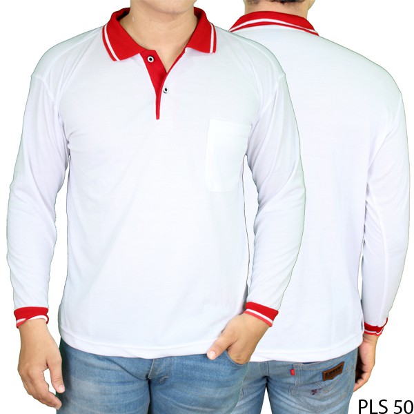 Polo Shirt Tangan Panjang Pria - PLS (COMB)