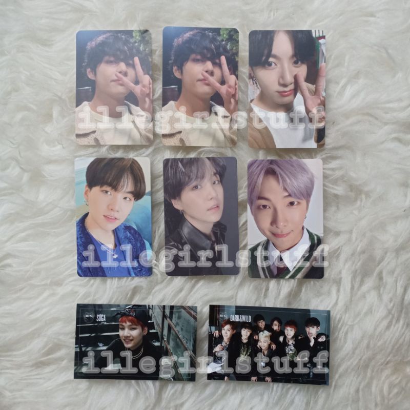 [READY] BTS OFFICIAL PC PHOTOCARD ALBUM BE ESSENTIAL MOTS7 VER. 2 DARK N WILD JOURNEY V JK RM SUGA