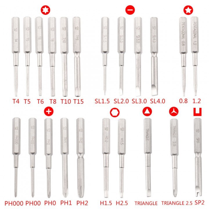 NANCH 22-in-1  Magnectic Precision Portable Screwdrivers Tool Kit