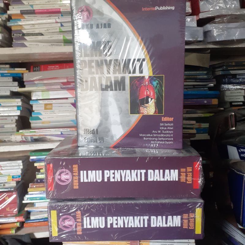 Jual Buku Ajar Ilmu Penyakit Dalam Edisi 6...Full Color Plus Buble Wrap ...