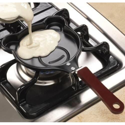 Frying Pan Cetakan Telur Mini - Pancake MakerTeflon Mini Wajan Anti Lengket Karakter - Frypan Mini