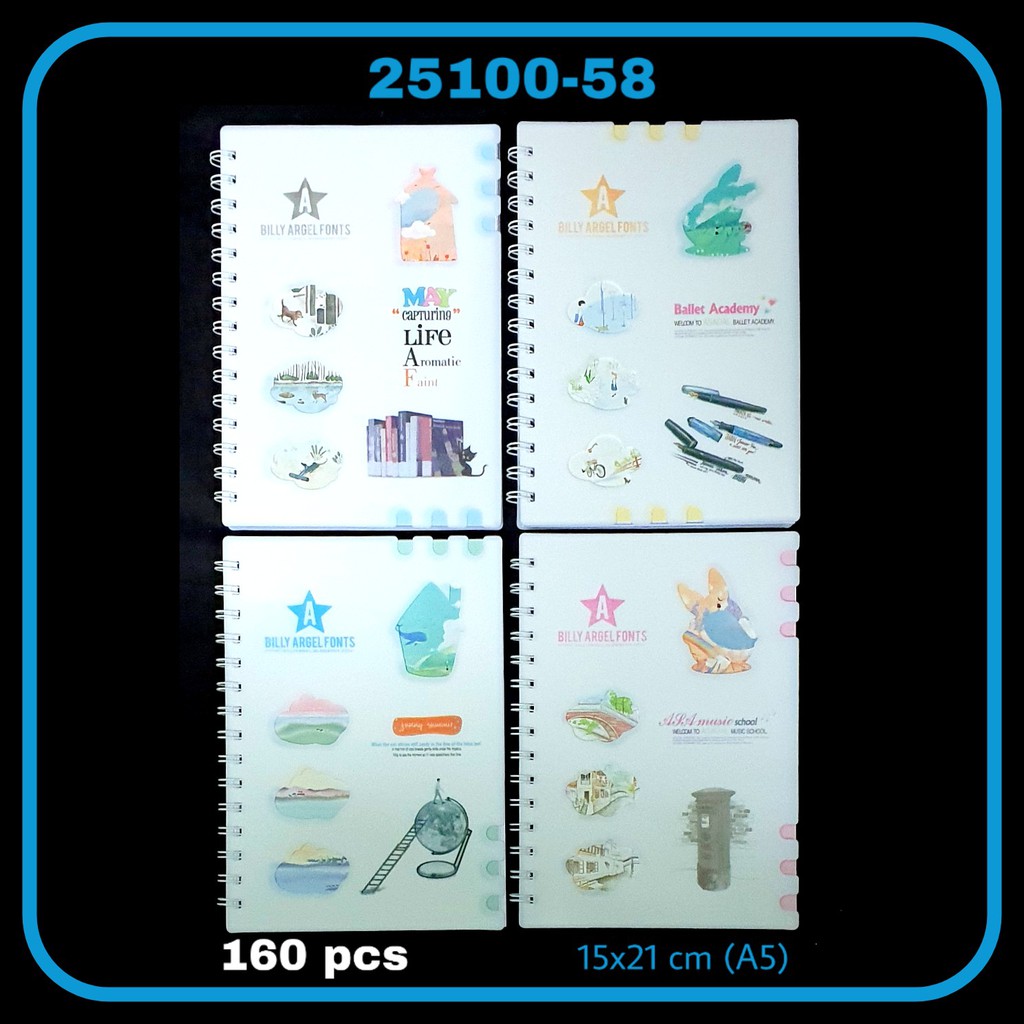 

ILP Buku Catatan Spiral A5 WZ-25100-58 / Notebook Spiral / Buku Spiral