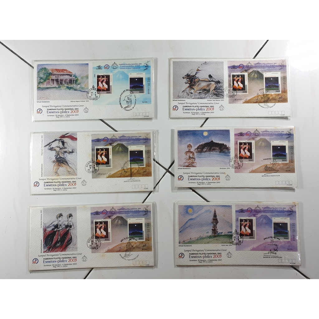 

Perangko SP Pameran Filateri Nasional Emmitan Philex 2003 Set