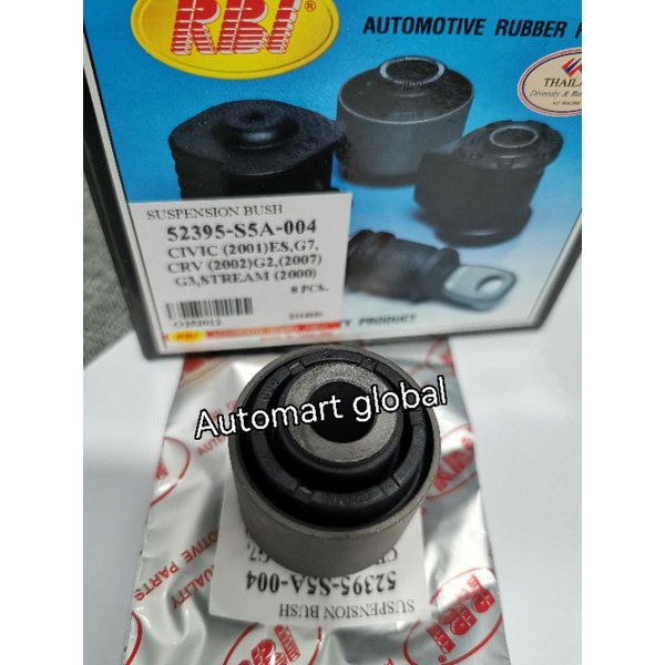 bushing bos arm ayunan belakang honda crv 2002-2007 stream 2000cc civic 2001 rbi