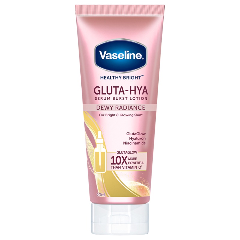 Vaseline Gluta-Hya Healthy Bright Serum Burst Lotion - Flawless Bright / Dewy Radiance 330ml/200ml