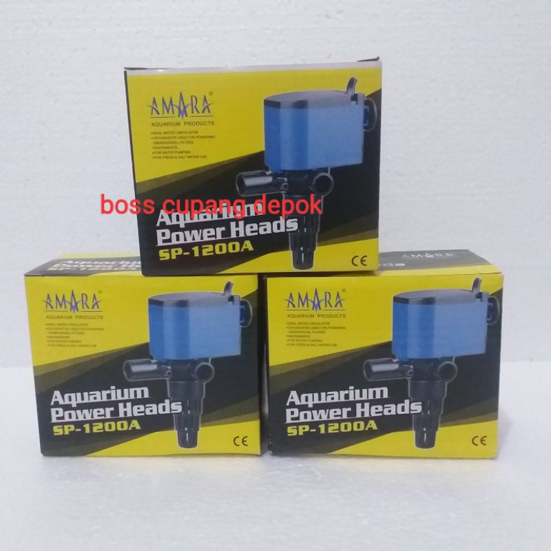 mesin pompa aquarium power head aquarium Amara 1200