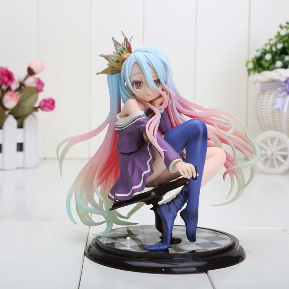 [Elegan] No Game No Life Patung Mainan Koleksi Model Game of Life PVC Ornamen Rumah Gambar Anime