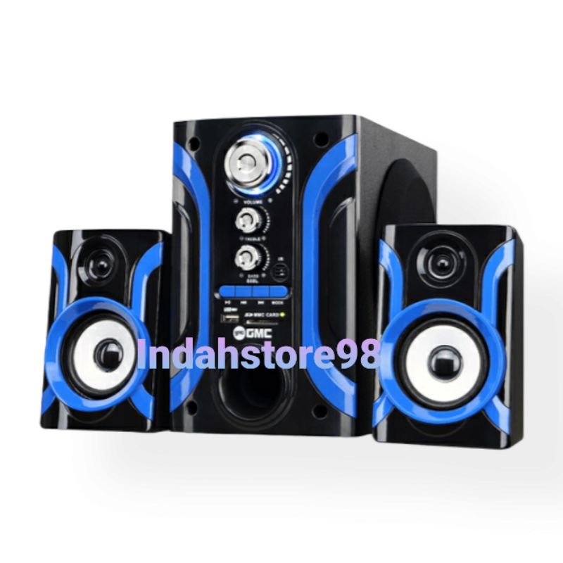 Speaker Aktif Bluetooth GMC 888L Multimedia Radio Aux Super Bass Salon / Speker