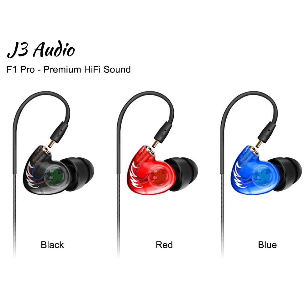 J3 Audio - F1 Pro - IEM / Earphone with Microphone