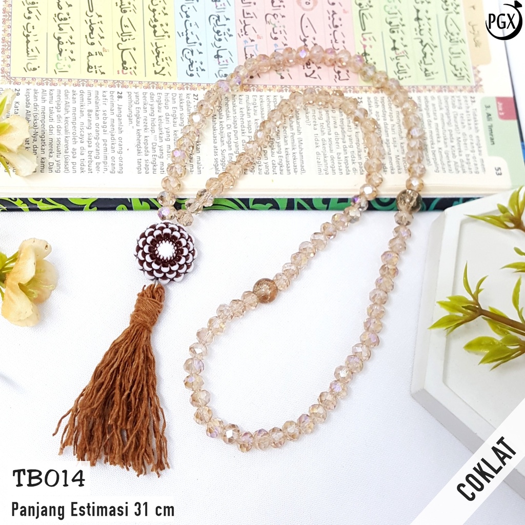 PGX Tasbih Mutiara / Kristal Mewah 99 Butir Fashion Muslim TB014