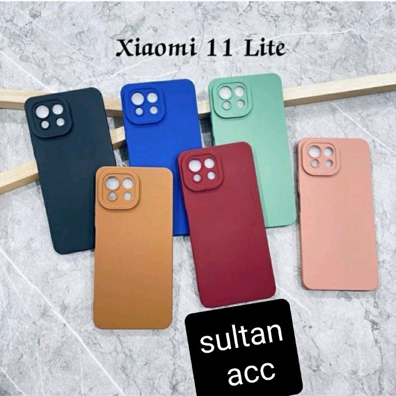 SoftCase ProCamera Silicone Matte Edge XIAOMI MI11 LITE REDMI 3S PRO 4A 5A 5 PLUS