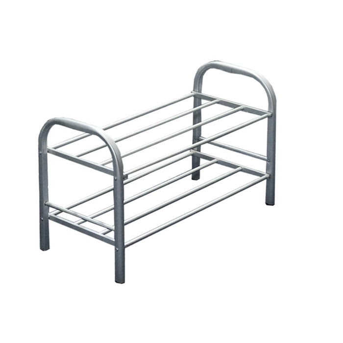 Jual Rak Sepatu Aluminium 2 Susun Rak Sepatu Minimalis Murah | Shopee ...