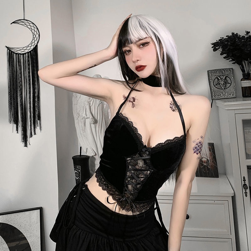 impor [48 jam pengiriman] BEYOUARE Eropa dan Amerika Serikat renda renda atas kecil kamisol pakaian