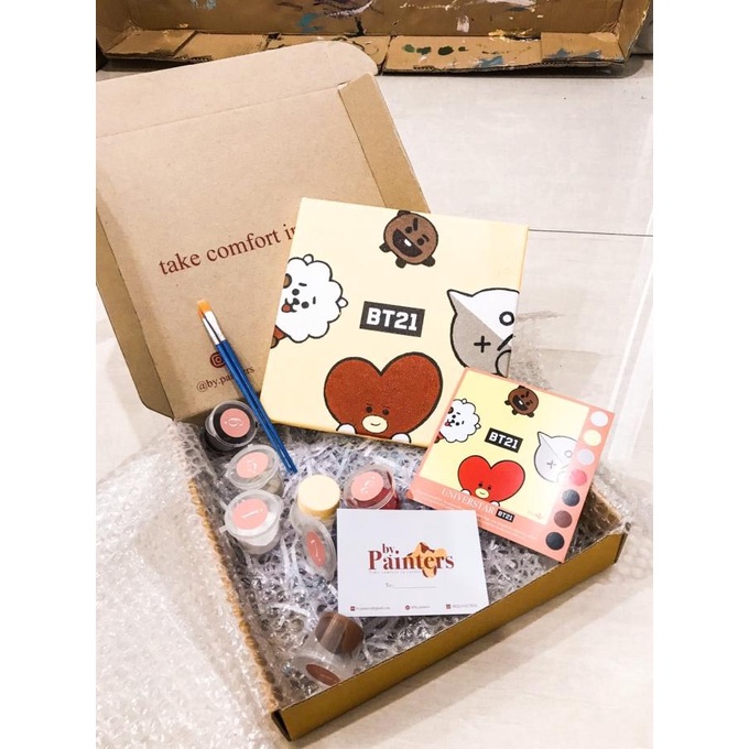 

Paint By Number Bt21 (2) | Bypainters | Painting Set | 20X20Cm