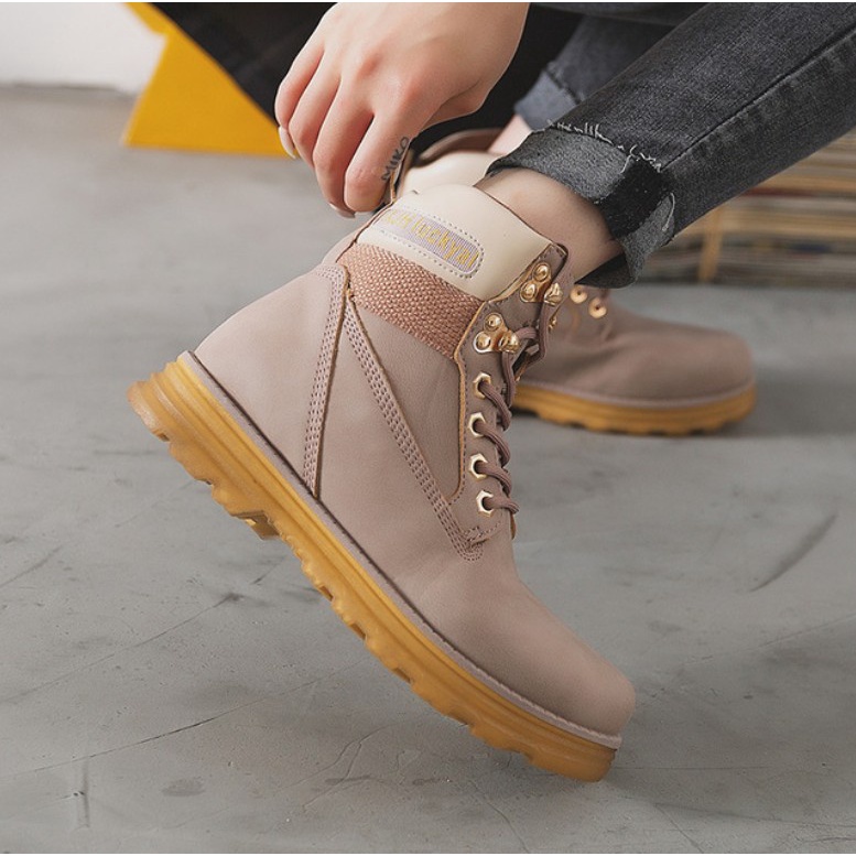 TBIG [COD] Sepatu Wanita Ankle Boot BOOTLUCKY Sepatu Import Wanita Sekolah Kuliah Kerja Santai