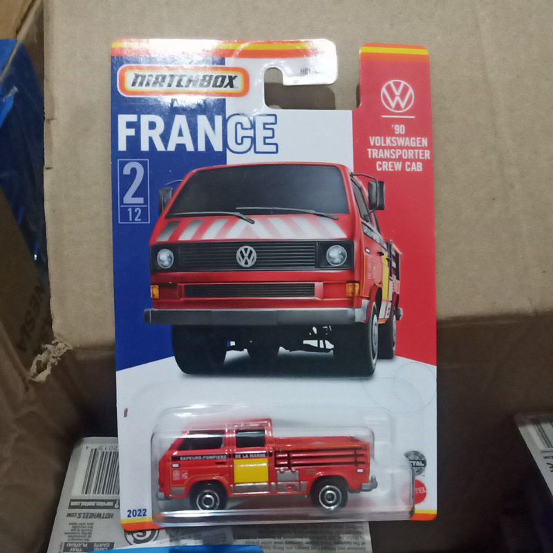90 volkswagen transporter crew cab matchbox