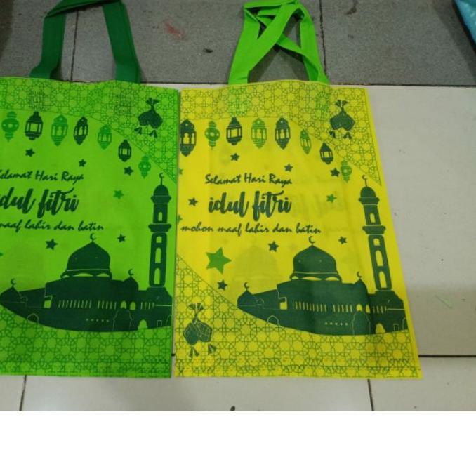 

☏ Promo(30*40)Tas kain lebaran/selamat hari raya isi 12pcs dan murah habisin stok ✷