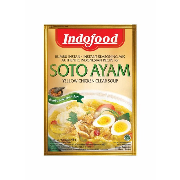 

Indofood Bumbu Instant Soto 45 gram