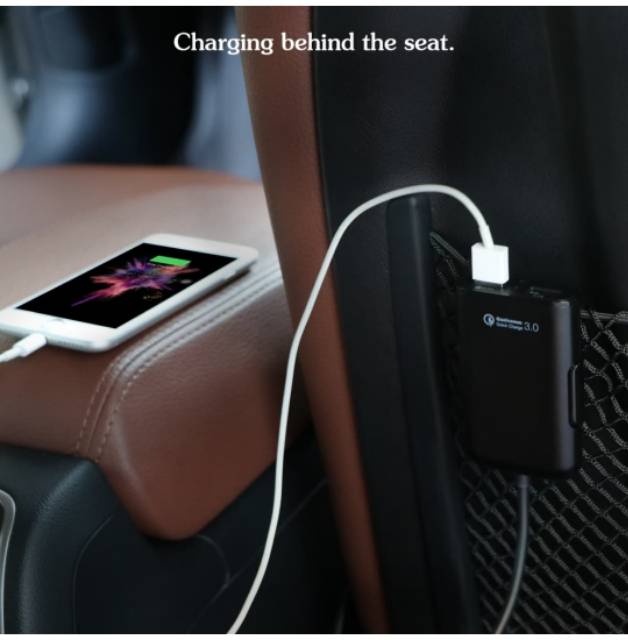 JOYSEUS Q4 Car Charger 4 Ports USB QC3.0+2.4A+3.1A Charger Mobil fast charging