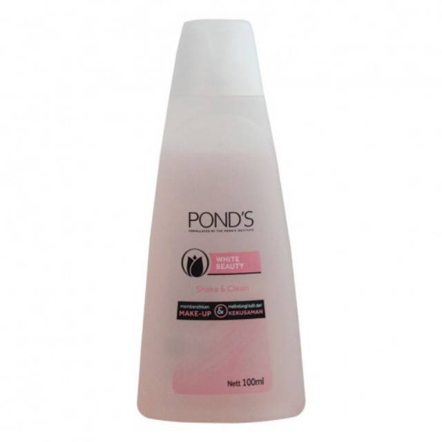 Ponds White Beauty Shake Clean Pembersih Make Up 100 Ml