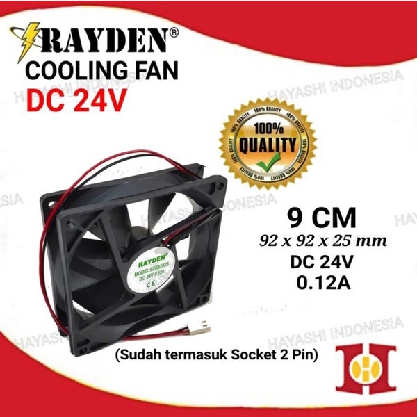 Cooling Fan DC 24V Kipas Pendingin Internal Fan Cooler