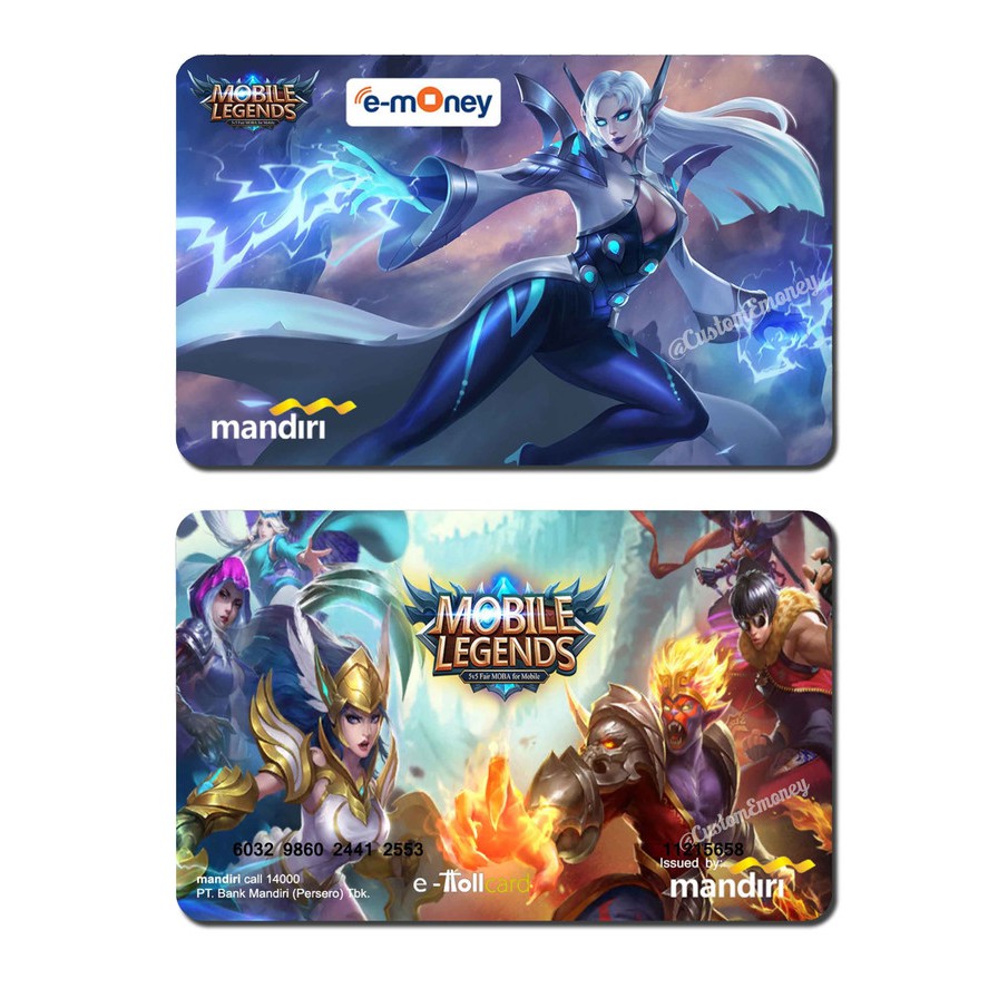 PROMO EKSKLUSIF Kartu Emoney Mandiri Etoll Mobile Legends Eudora Mage DISKON Shopee Indonesia