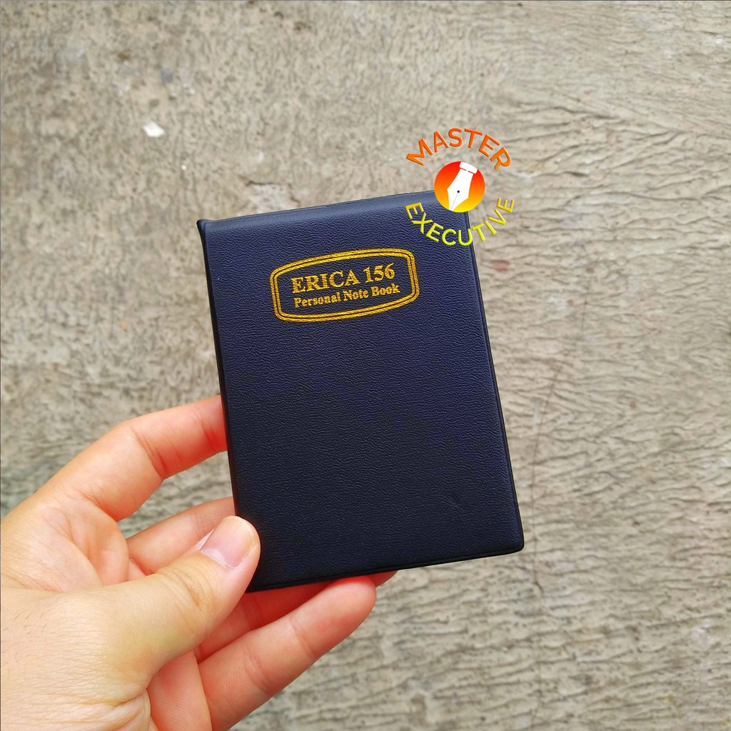

Erica Notes Saku Kecil 156 Hitam Black / Planner / Buku Pocket