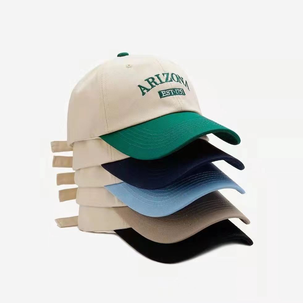 Est1751 Topi Baseball Motif Bordir Tulisan Gaya Korea Untuk Pria / Wanita