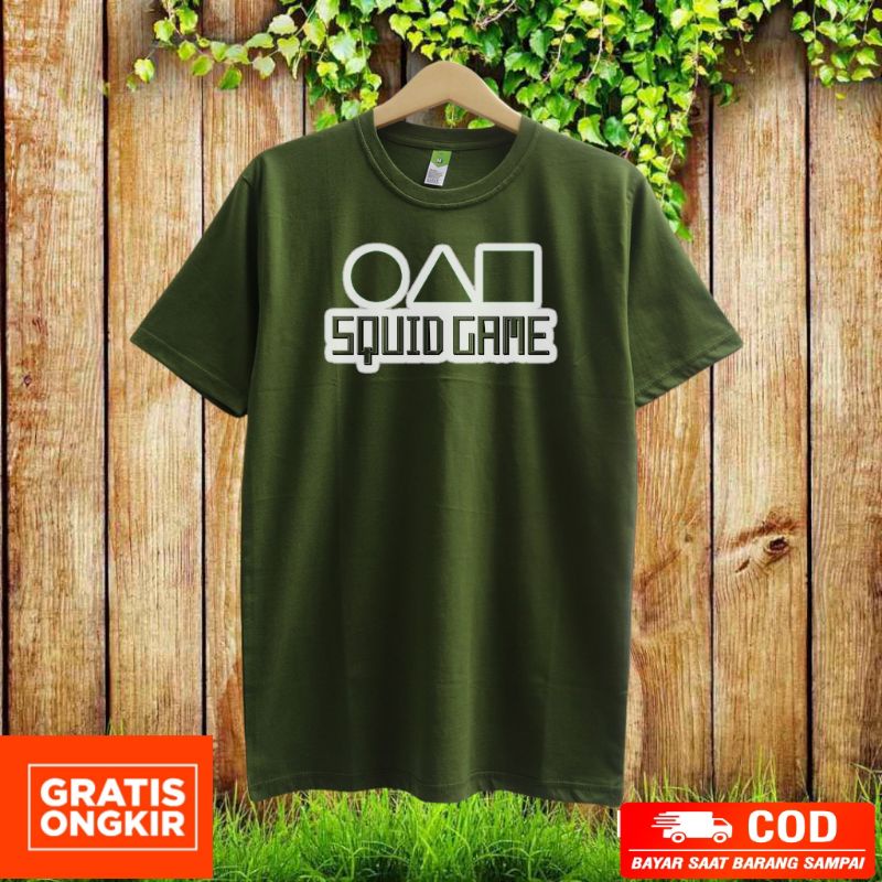 Kaos squid game/Baju squid game/baju kaos sguid game/kaos baju squid game/kaos anak squid game/baju 