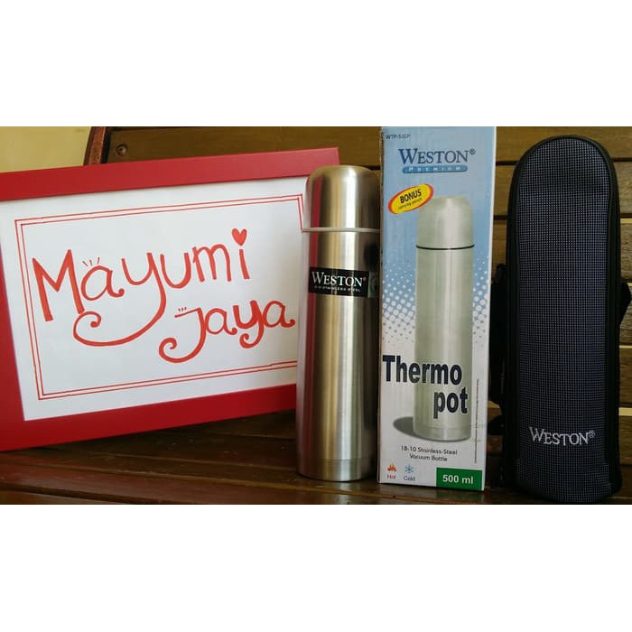 Termos Stainless Steel 500 Ml Air Panas Dingin Weston